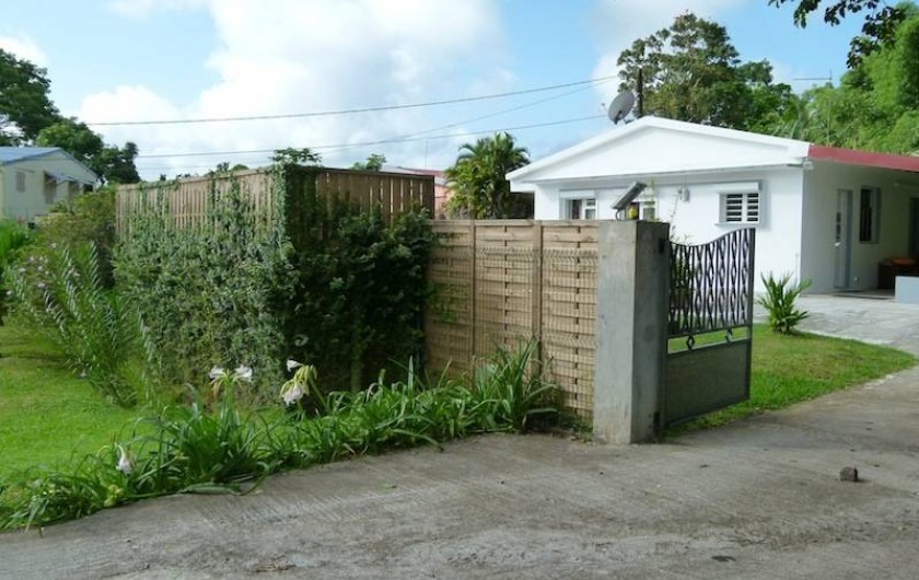 Location de vacances - Villa à Gros-Morne - Entrée du gîte