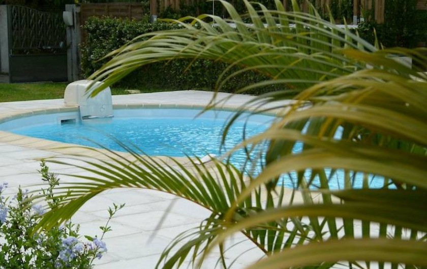 Location de vacances - Villa à Gros-Morne - Piscine avec nage à contre courant