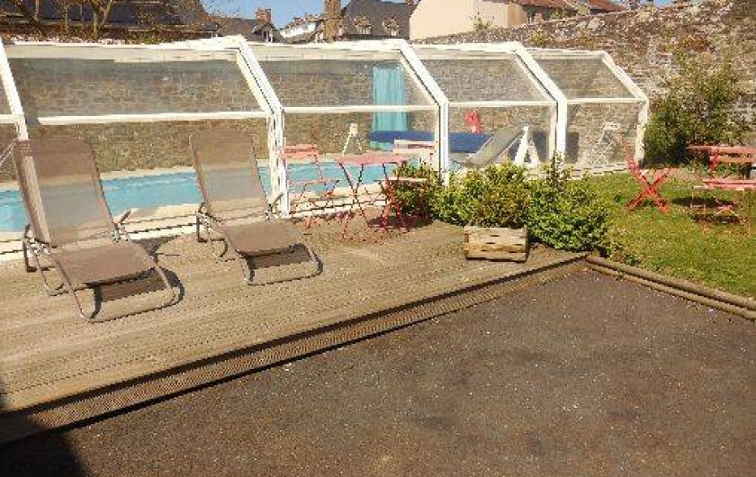 Location de vacances - Maison - Villa à Pontorson - Piscine couverte chauffée à 30°