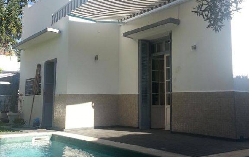 Location de vacances - Villa à El Jadida - La terrasse donnant sur la piscine