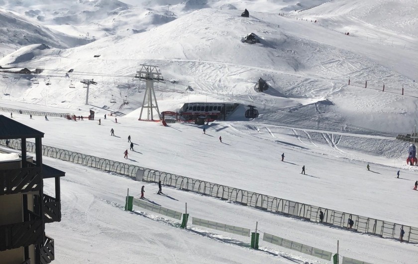 Location de vacances - Appartement à Val Thorens - Vue du balcon exposition Sud Est