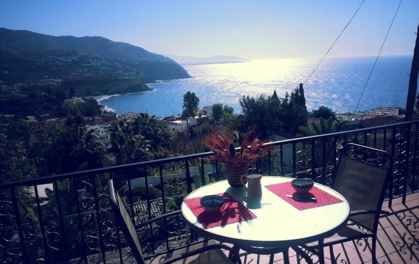 Location de vacances - Villa à Almuñécar - vue de la terrasse