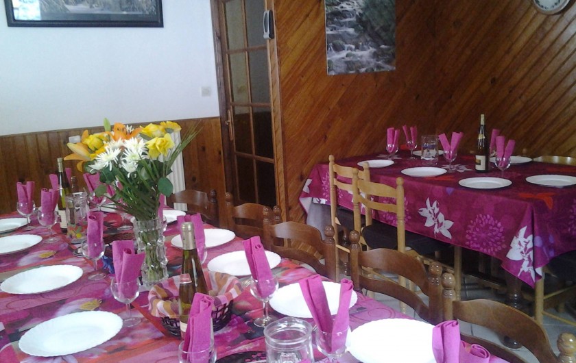 Location de vacances - Maison - Villa à Ban-sur-Meurthe-Clefcy - Grande salle à manger pour 22 personnes