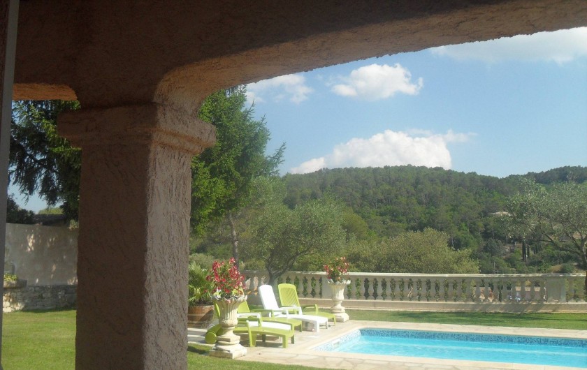 Location de vacances - Villa à Cabasse - vue de la terrasse
