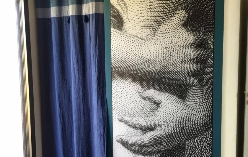 Location de vacances - Appartement à Pirou - Décor mural de la chambre 3