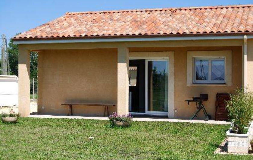 Location de vacances - Villa à Lamonzie-Saint-Martin - Votre terrasse privative