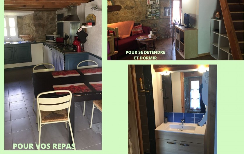 Location de vacances - Chalet à Lafarre - intérieur