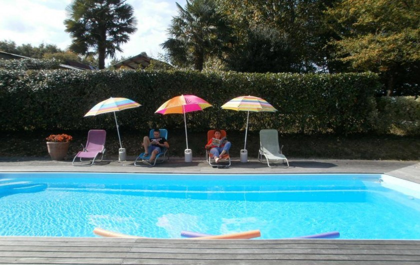 Location de vacances - Chambre d'hôtes à Monein - La piscine
