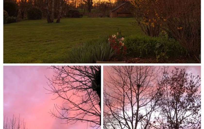 Location de vacances - Gîte à Bozouls - Coucher de Soleil sur La Planhe