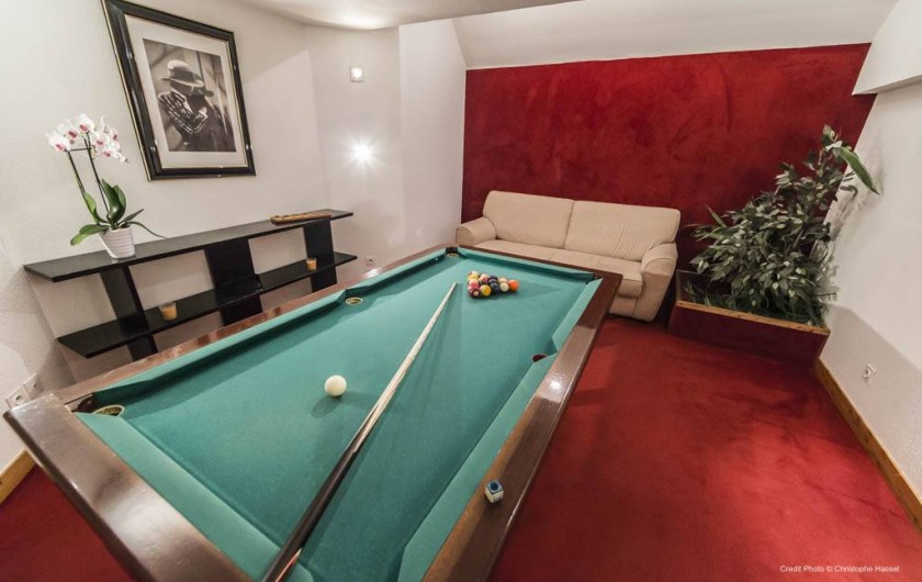 Location de vacances - Chalet à Val-d'Isère - Salon Billard