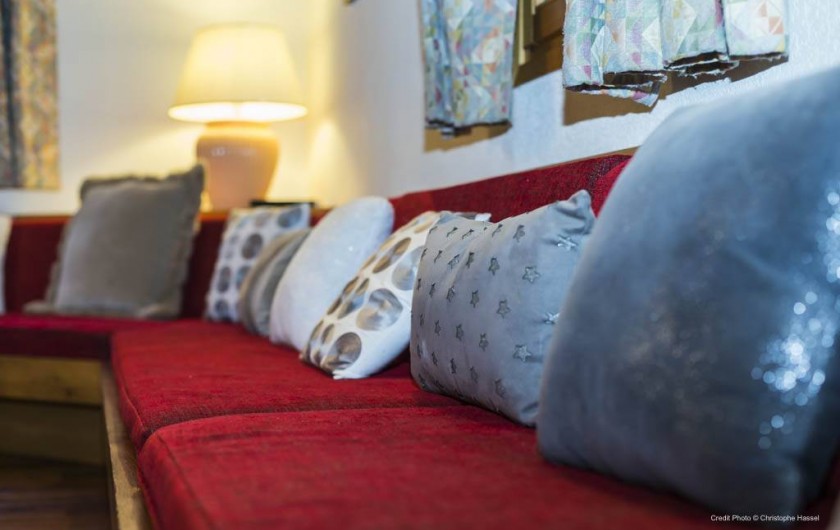 Location de vacances - Chalet à Val-d'Isère - Salon