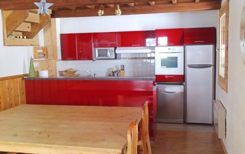 Location de vacances - Chalet à La Joue du Loup - cuisine américaine