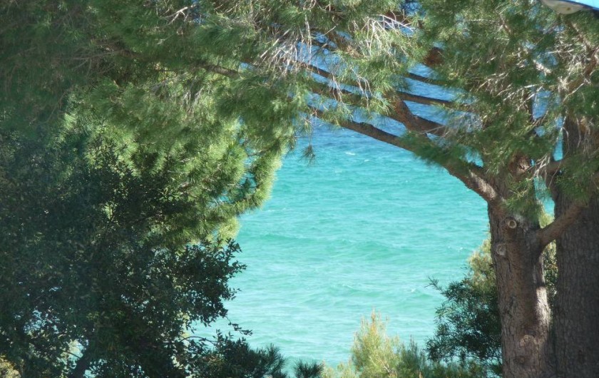 Location de vacances - Studio à Cavalaire-sur-Mer - vue depuis un studio
