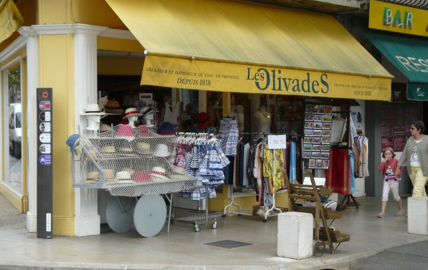 une des multiples boutiques Provençales