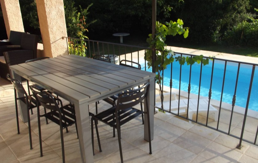 Location de vacances - Villa à Salernes - Terrasse1