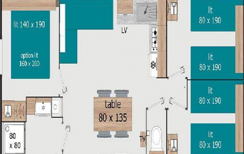 Location de vacances - Bungalow - Mobilhome à Saint-Leu-d'Esserent