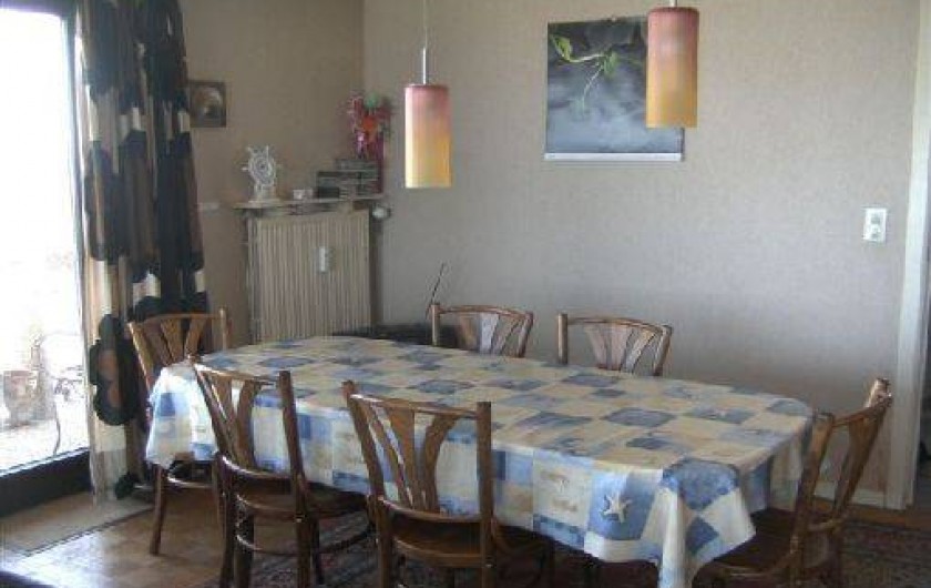 Location de vacances - Appartement à Ostende - Salle à manger (table avec ralonge)