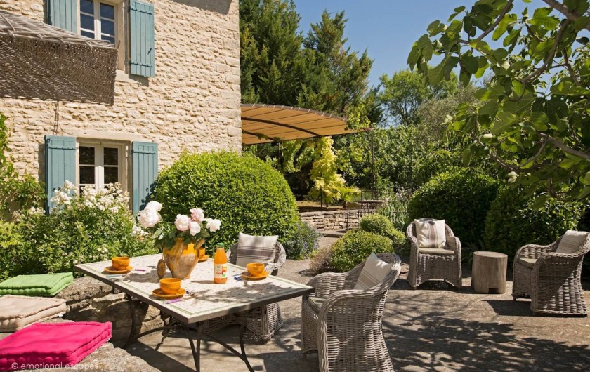 Location de vacances - Mas à Gordes - Terrasse