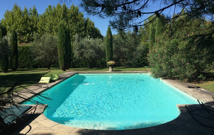 Location de vacances - Mas à Gordes - La piscine