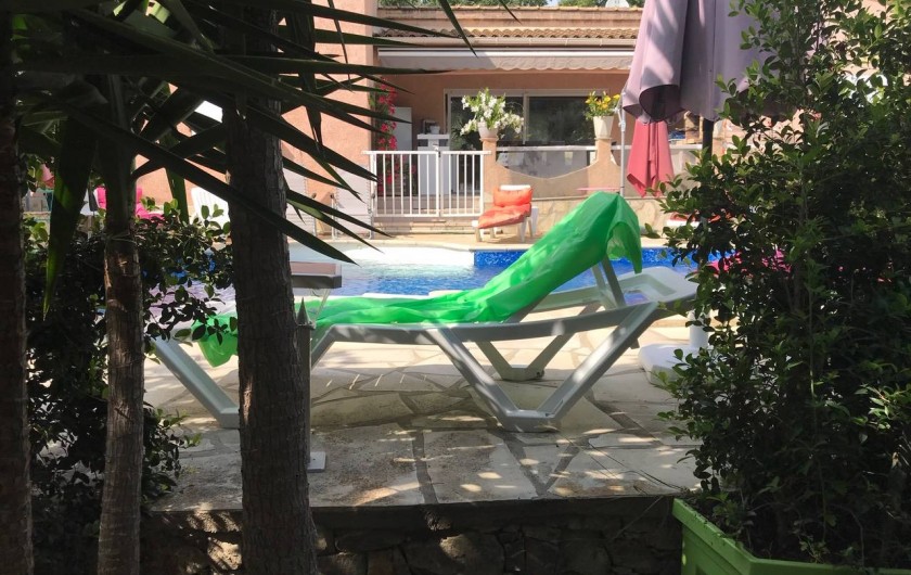 Location de vacances - Villa à Prunelli-di-Fiumorbo - vue du jardin