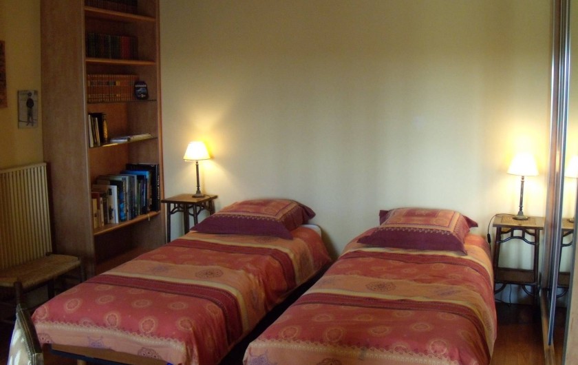 Location de vacances - Maison - Villa à Granville - Chambre n°1, version lits simples