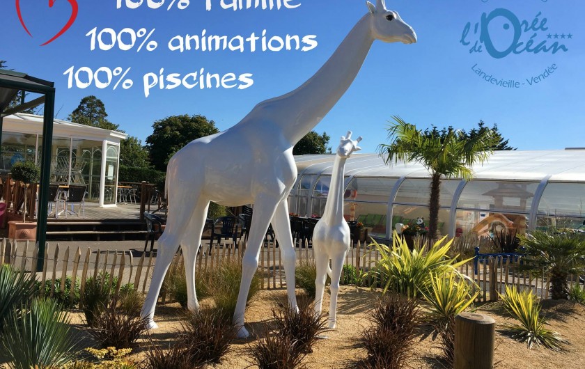 Location de vacances - Bungalow - Mobilhome à Landevieille - Bienvenue au Camping l'Orée de l'Océan en Vendée ****