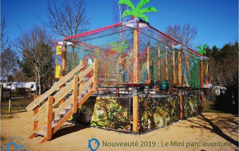Location de vacances - Bungalow - Mobilhome à Landevieille - Parcours accrobranche pour enfants accessible toute la journée