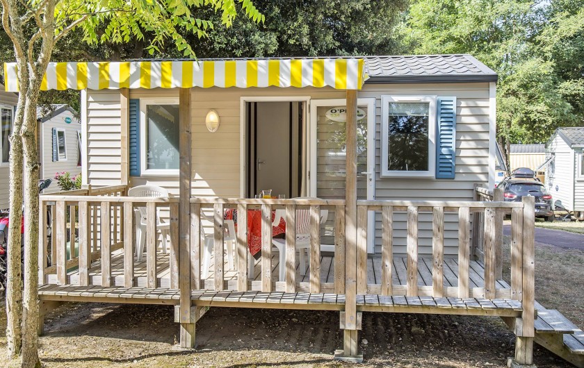Location de vacances - Camping à Dolus-d'Oléron - Mobil Home 1 chambre – Formule 2