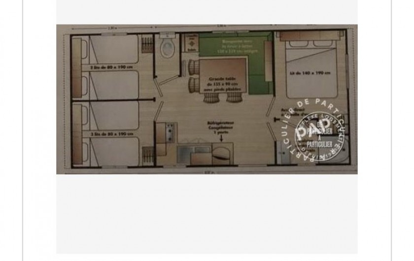 Location de vacances - Bungalow - Mobilhome à Camiers