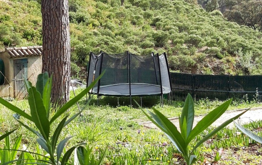 Location de vacances - Chalet à Sainte-Maxime - la trampoline