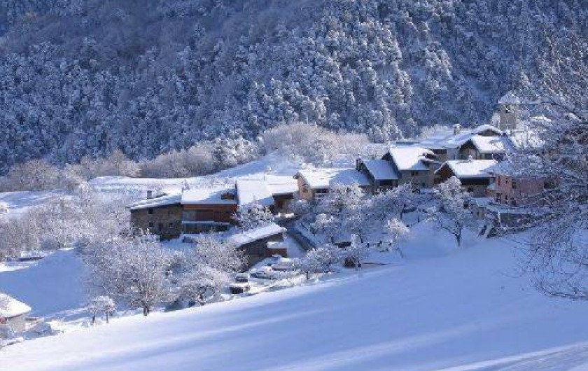 Location de vacances - Gîte à Saint-Marcel - Village en Hiver