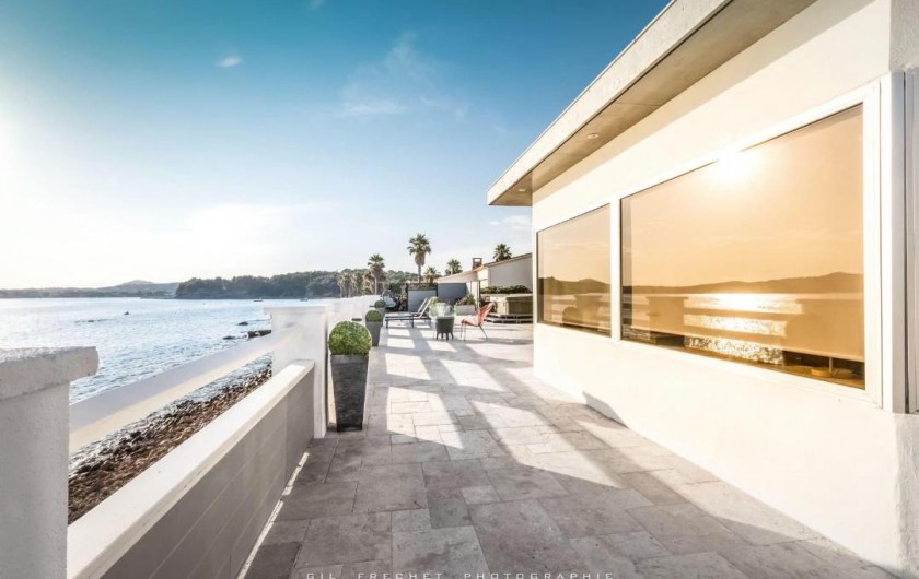 Location de vacances - Villa à Saint-Mandrier-sur-Mer - TERRASSE SUD