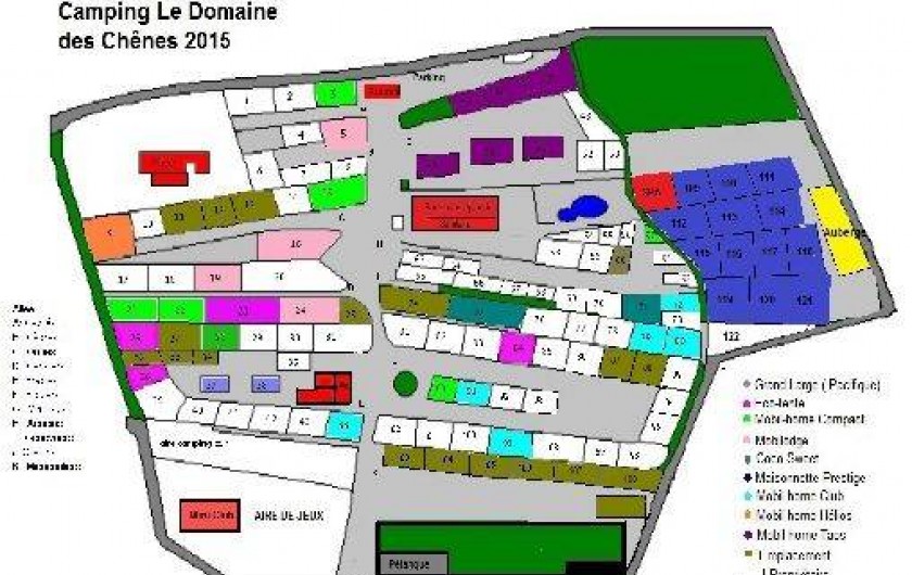 Location de vacances - Camping à Chassagnes