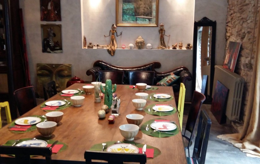 Location de vacances - Villa à Carcassonne - salle petits déjeuners