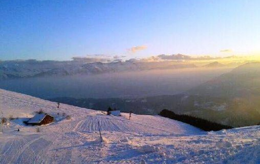 Location de vacances - Chalet à Taninges - Chalet sur les pistes de ski