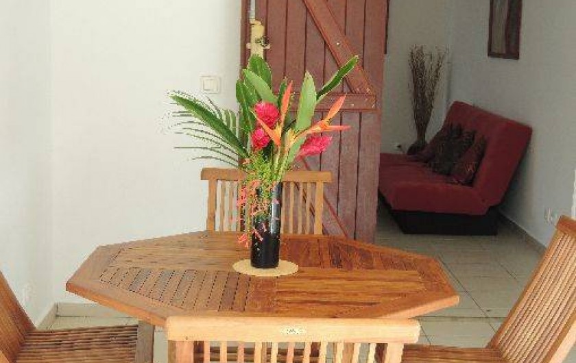Location de vacances - Appartement à Le Gosier - La terrasse
