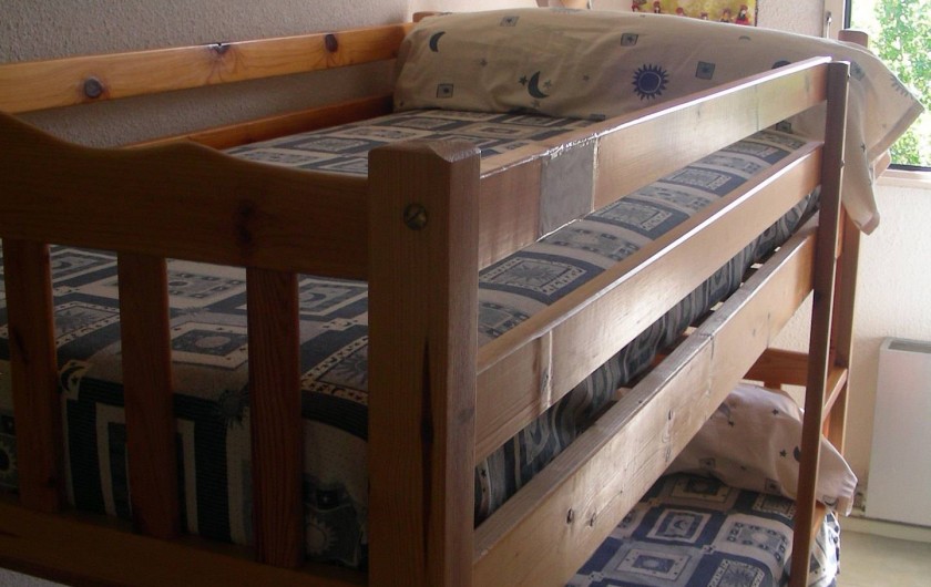 Location de vacances - Appartement à Agde - Lits superposés cabine