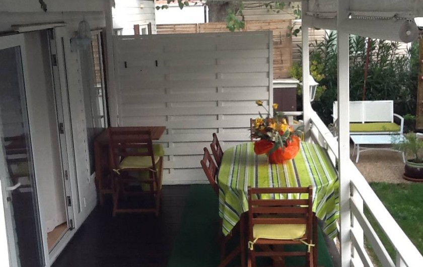 Location de vacances - Camping à Farinette Plage - terrasse