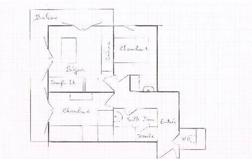 Location de vacances - Appartement à Morzine - Plan