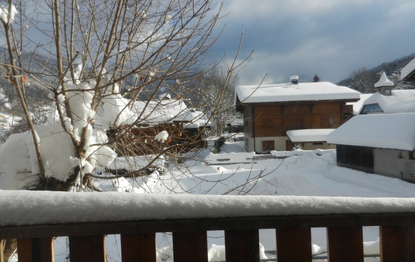 Location de vacances - Appartement à Morzine - Vue du balcon