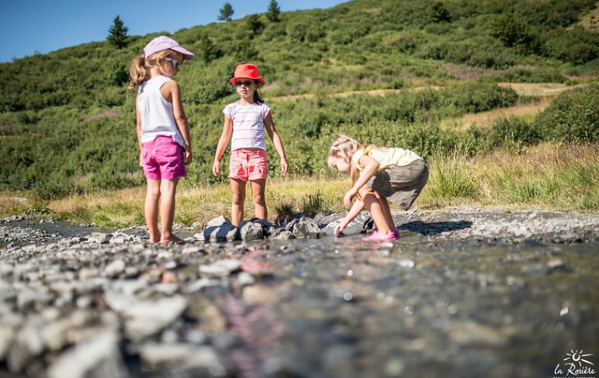 Location de vacances - Studio à La Rosière - Aire de jeux, plan d'eau pour les enfants