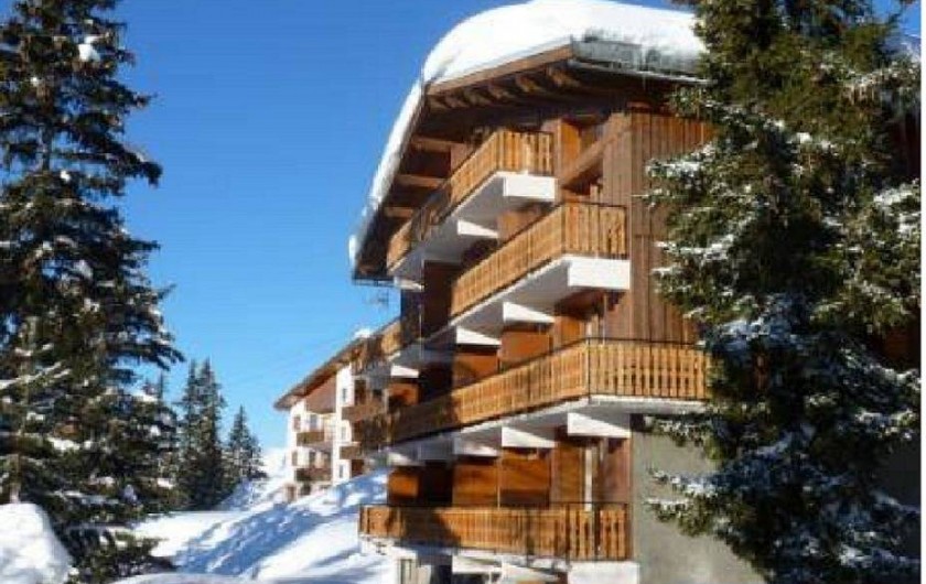 Location de vacances - Studio à La Rosière - Chalet les Clarines en hiver.