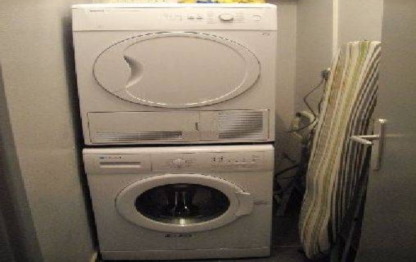 Location de vacances - Gîte à Metz - lave-linge et sèche linge