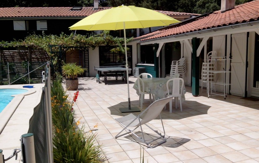 Location de vacances - Villa à Seignosse - terrasse