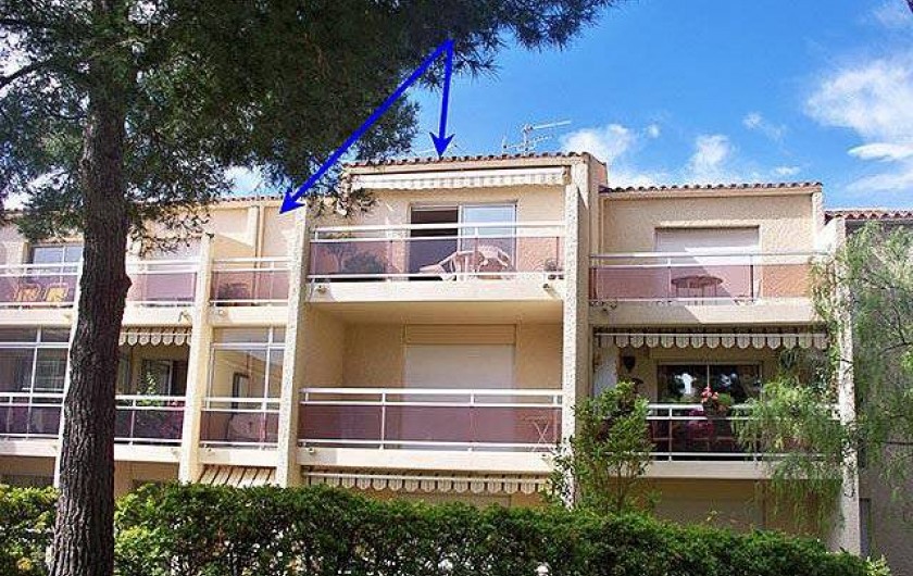Location de vacances - Appartement à Cassis - Vue  extérieure