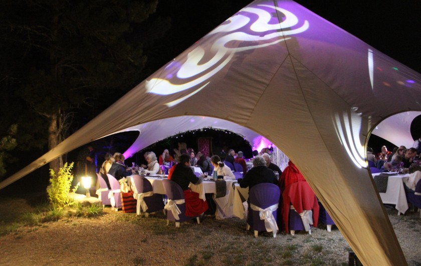 Location de vacances - Gîte à Servas - Chapiteau mariage