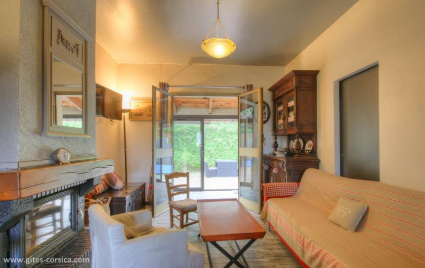 Location de vacances - Villa à Sollacaro - Salle de séjour