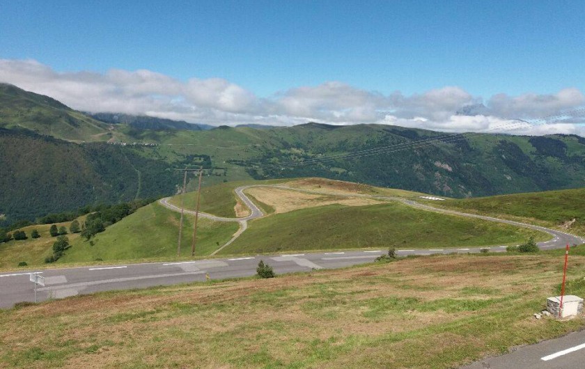 Location de vacances - Appartement à Loudenvielle - Vue du balcon l'été