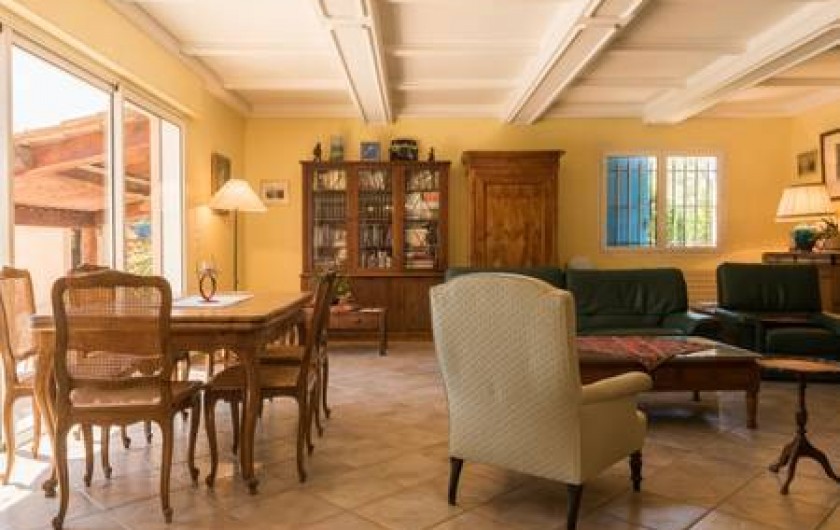 Location de vacances - Villa à La Cadière-d'Azur - salon