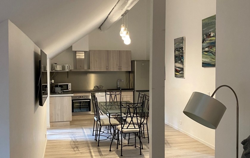 Location de vacances - Gîte à Mazamet - Salle à manger et cuisine